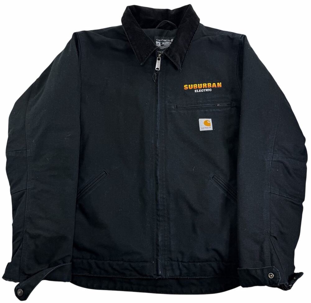 Carhartt Men's Iconic J01 Duck Blanket Lined Detroit Jacket Size Medium oj3828-m